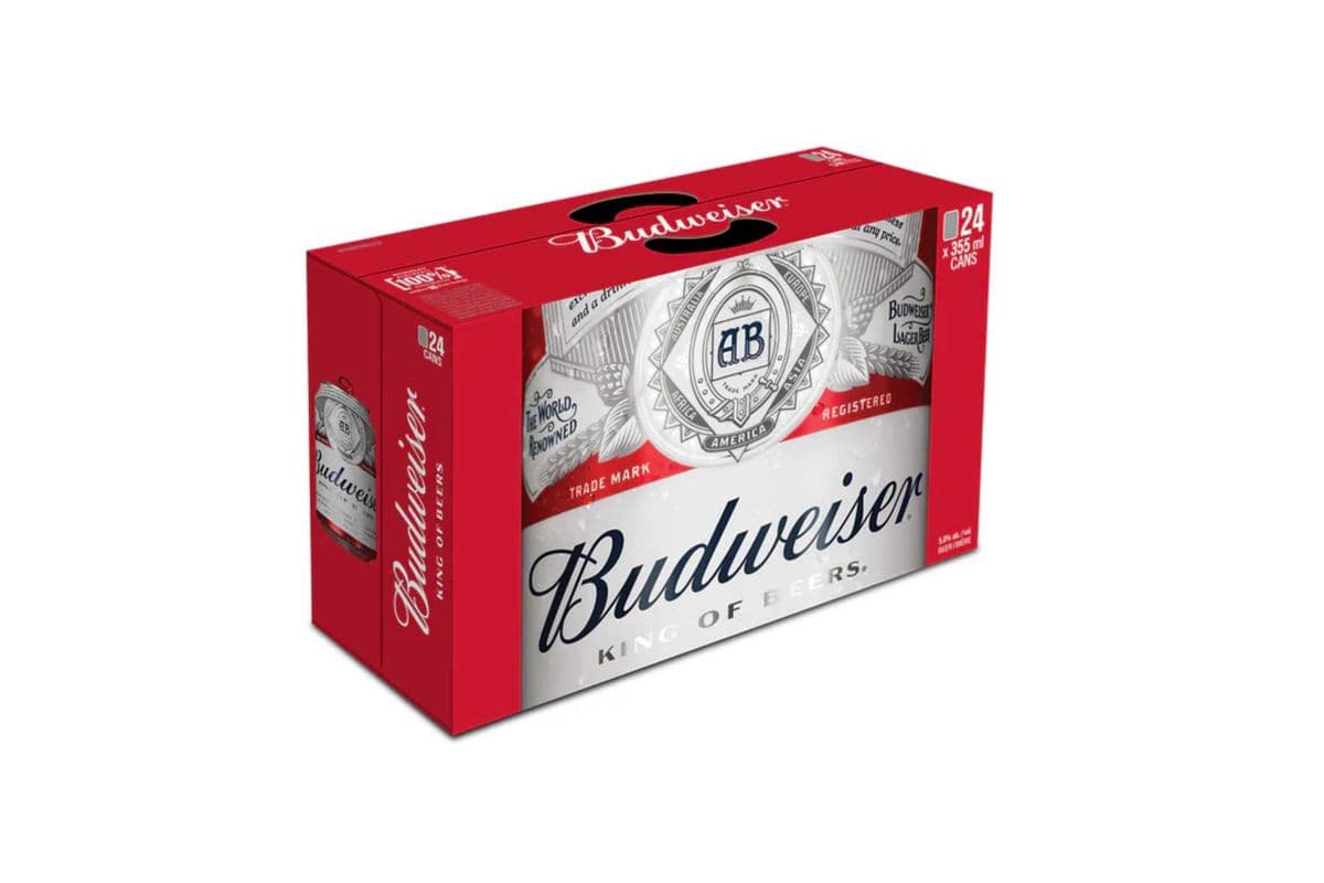 Budweiser (24 x 355 ml Cans)