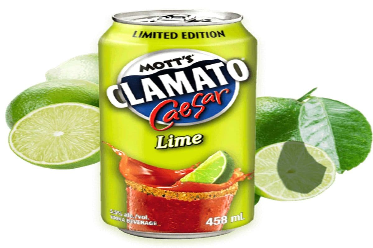clamato caeser lime (1 x 458ml)