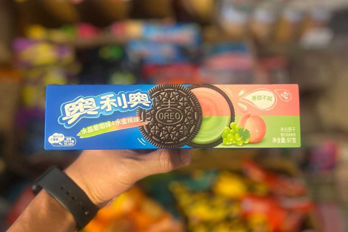 (China) Oreo Crystal Grape & Peach - 97g (97g)