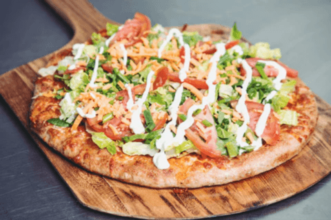 10" Small Veggie Beef Taco Pizza