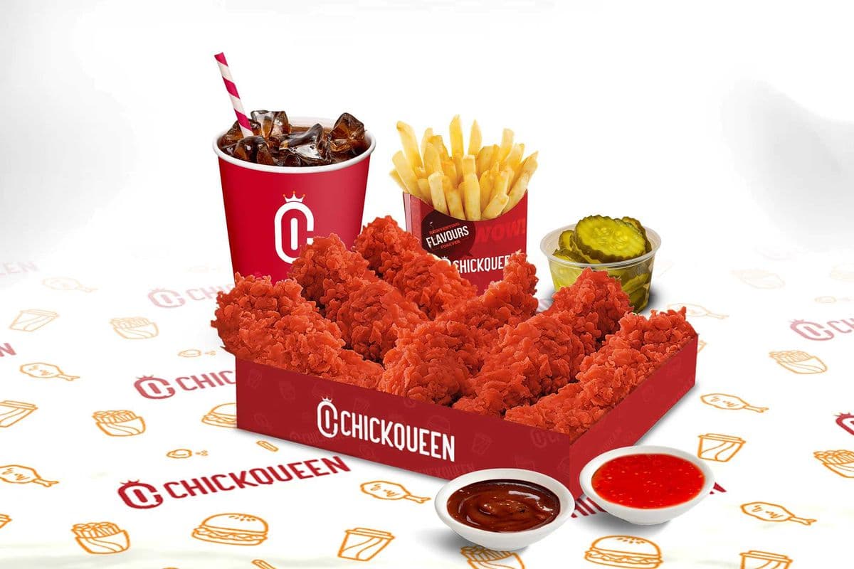 6 Pcs Nashville Chicken Tenders Combo (Fries & Drink)