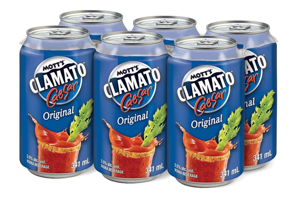 Mott's Clamato Caesar Original (6 Cans) (6 x 341 ml)