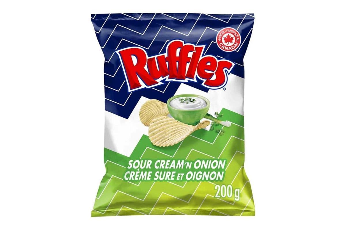 Ruffles - Sour Cream 'N Onion (200g)