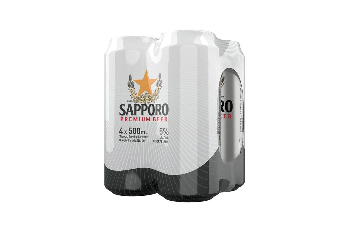 739210. Sapporo (4 Cans) (1 x 4PC)