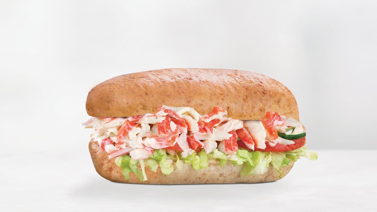Small Seafood Sub / Petit sous-marin aux fruits de mer