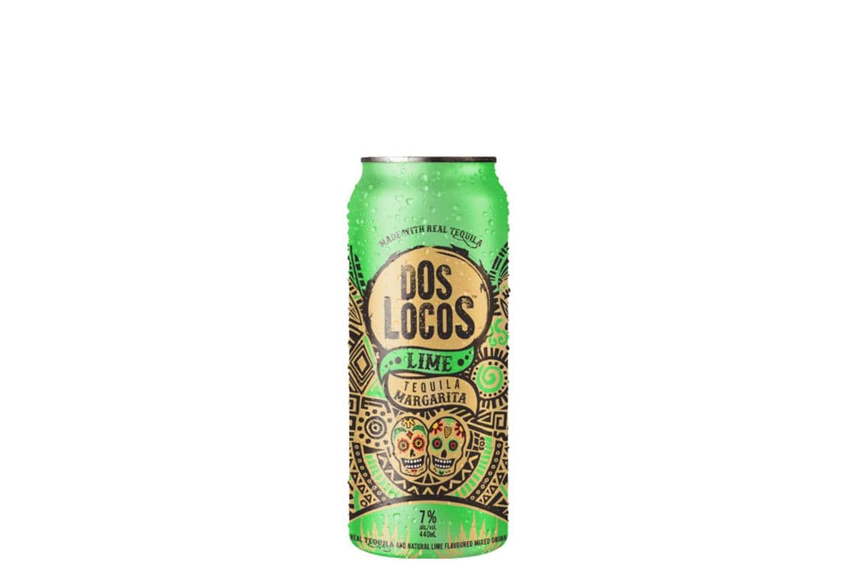 Dos Locos Lime single can (1 x 440 ml)