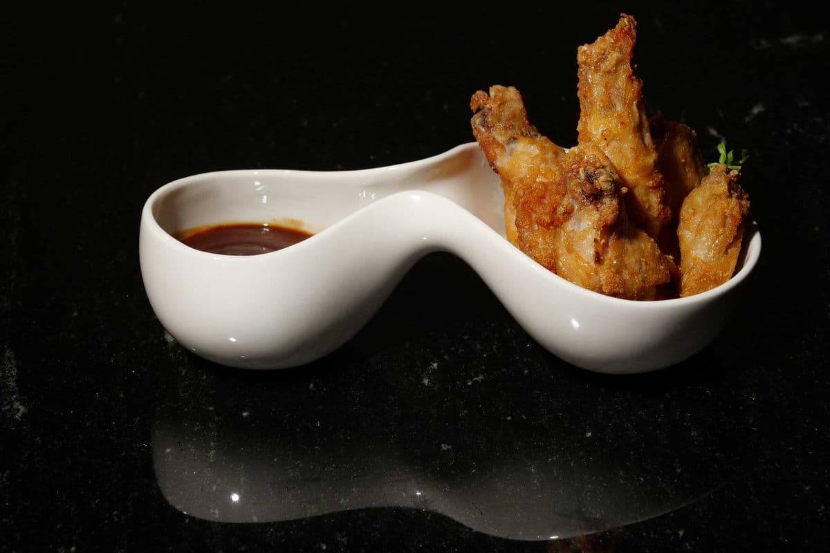 Ailes de poulet (Miel BBQ) 7mcx / Chicken wings (Honey BBQ) 7pcs