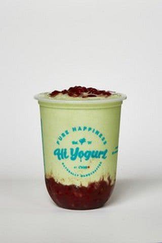 Matcha and Red Bean Yogurt (抹茶红豆酸奶)