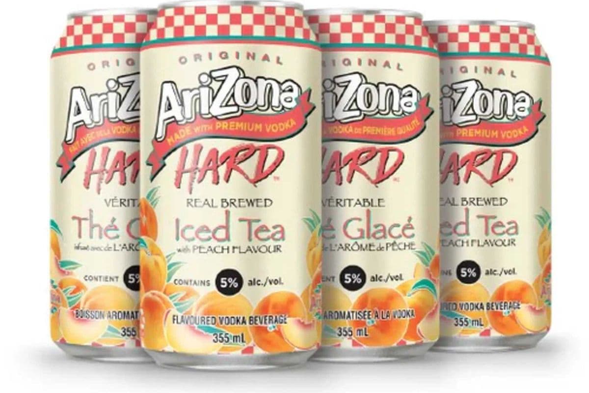 ARIZONA HARD PEACH ICED TEA 6 PACK ( 6 X 355ml ) (1 x 355ml)