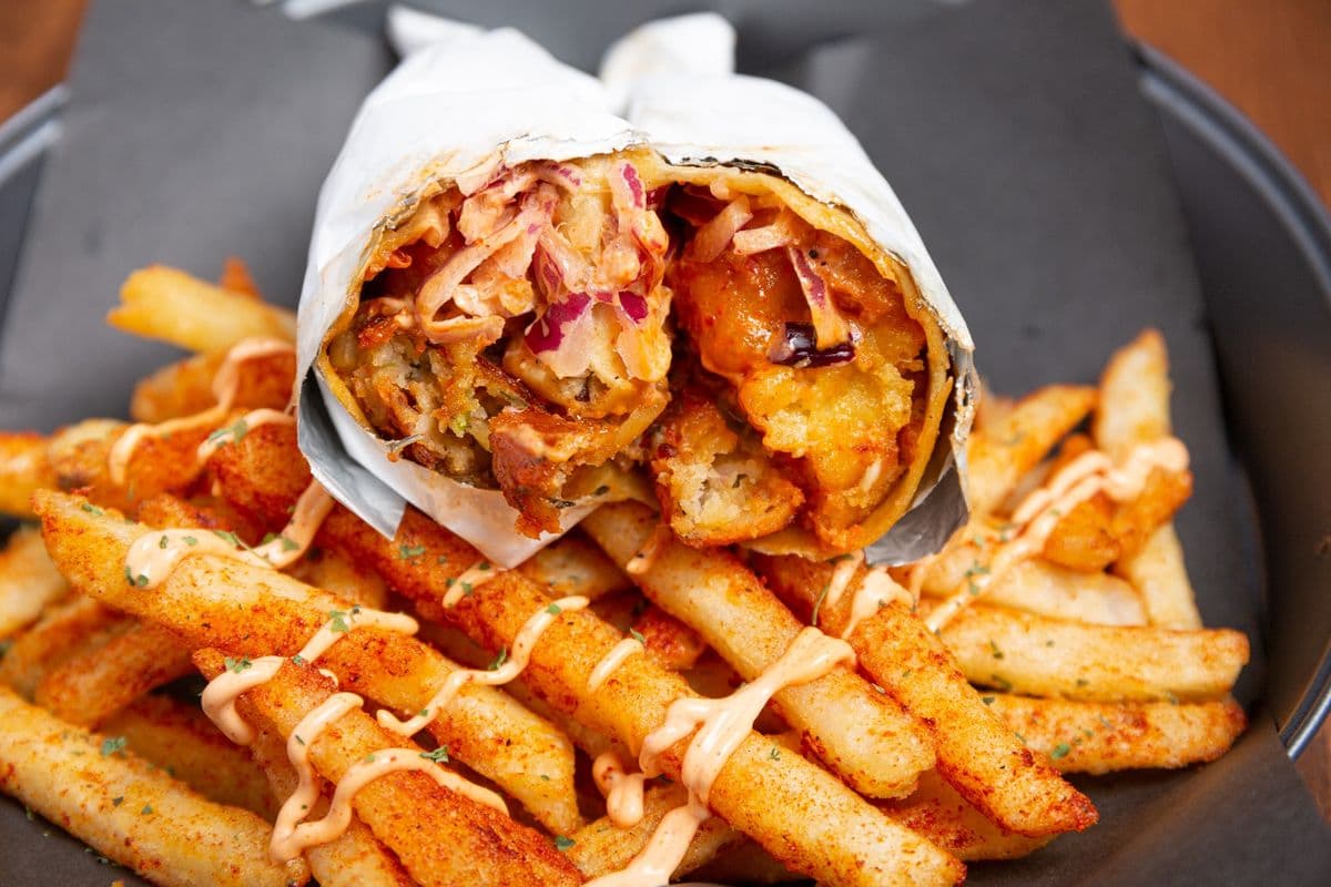 Aloo Masala Vegetarian Kathi Roll