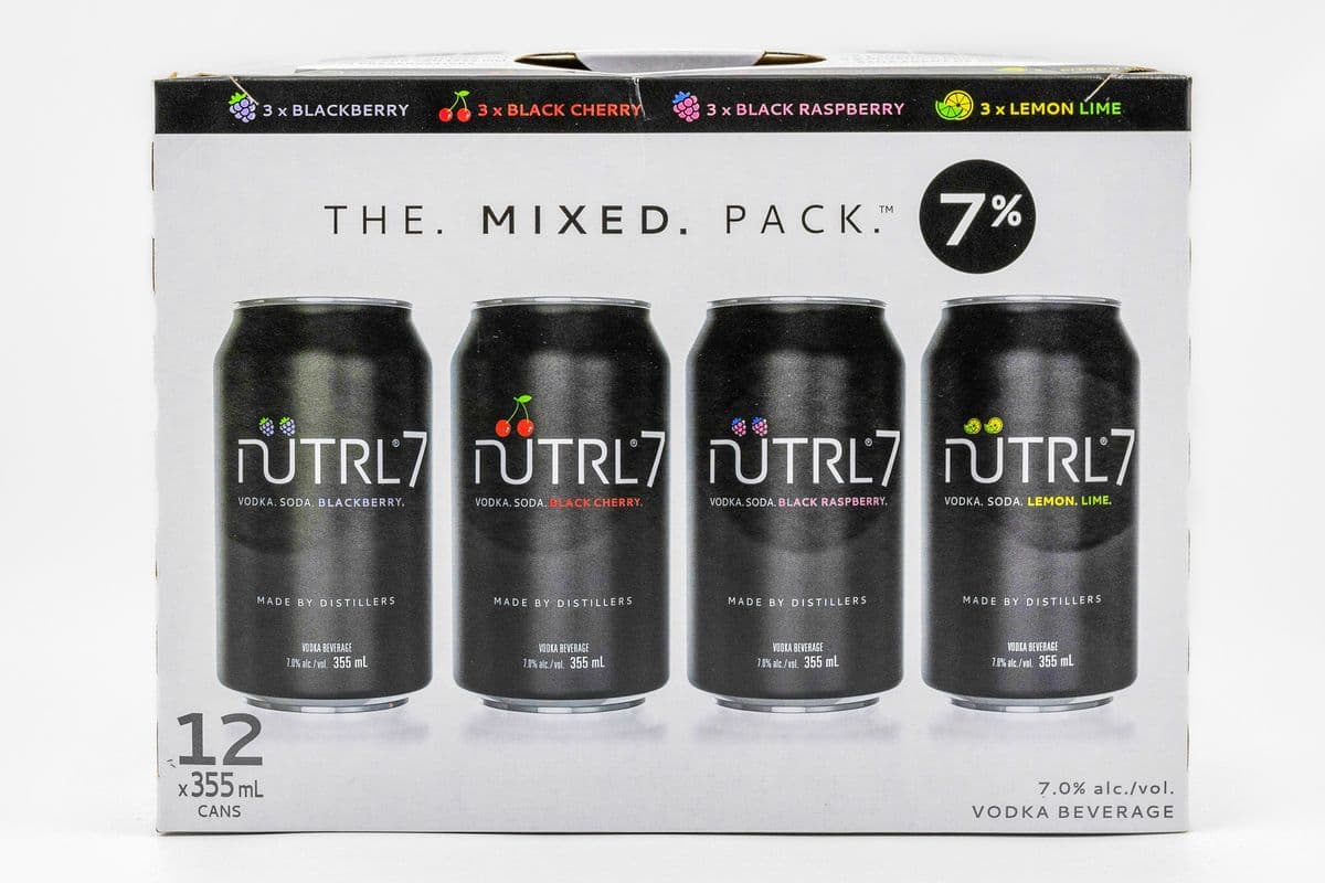 Nutrl7 Vodka Soda Mix (12 x 355 ml)