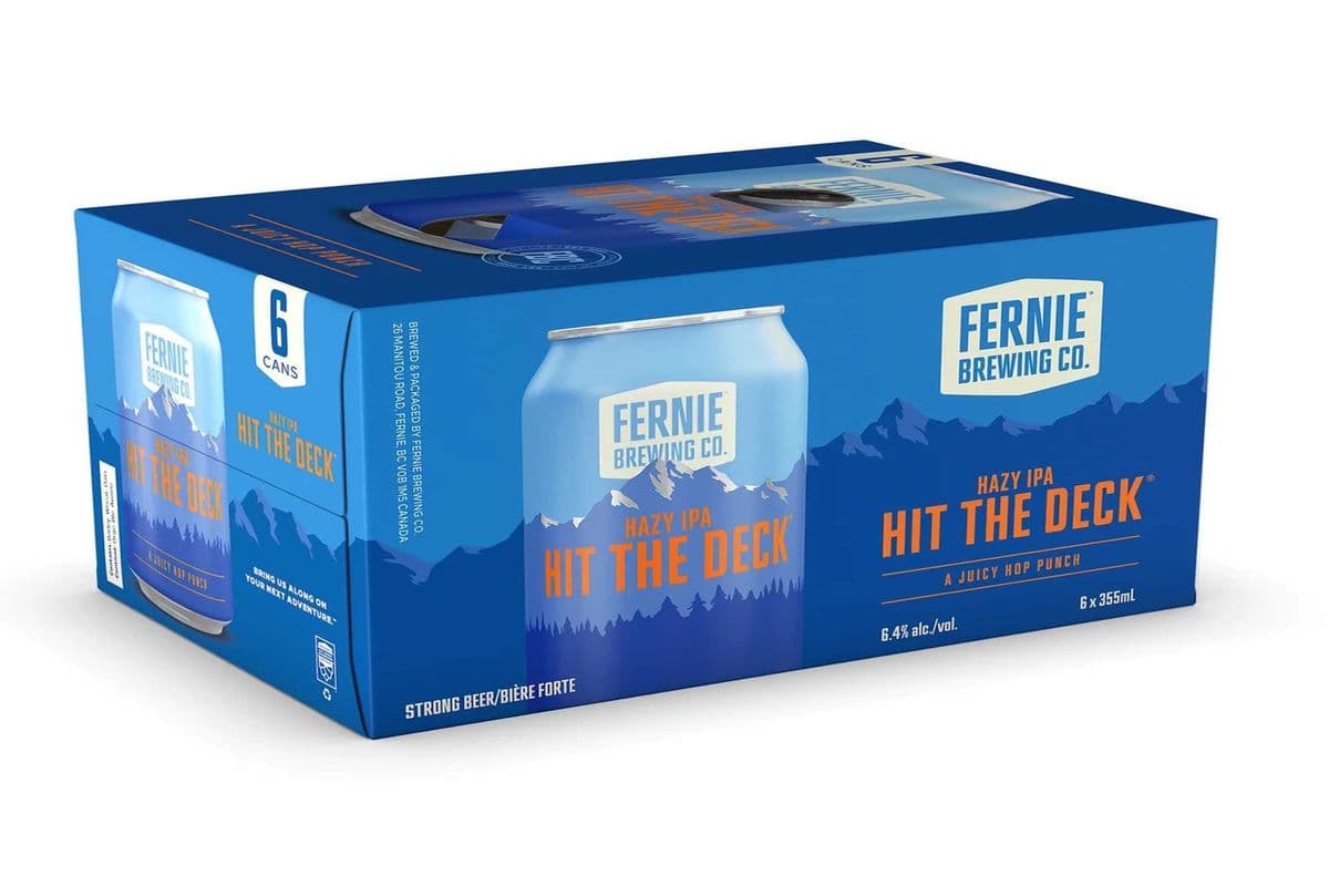 FERNIE BREWING HIT THE DECK HAZY IPA 6 CANS (6 x 355 ML)