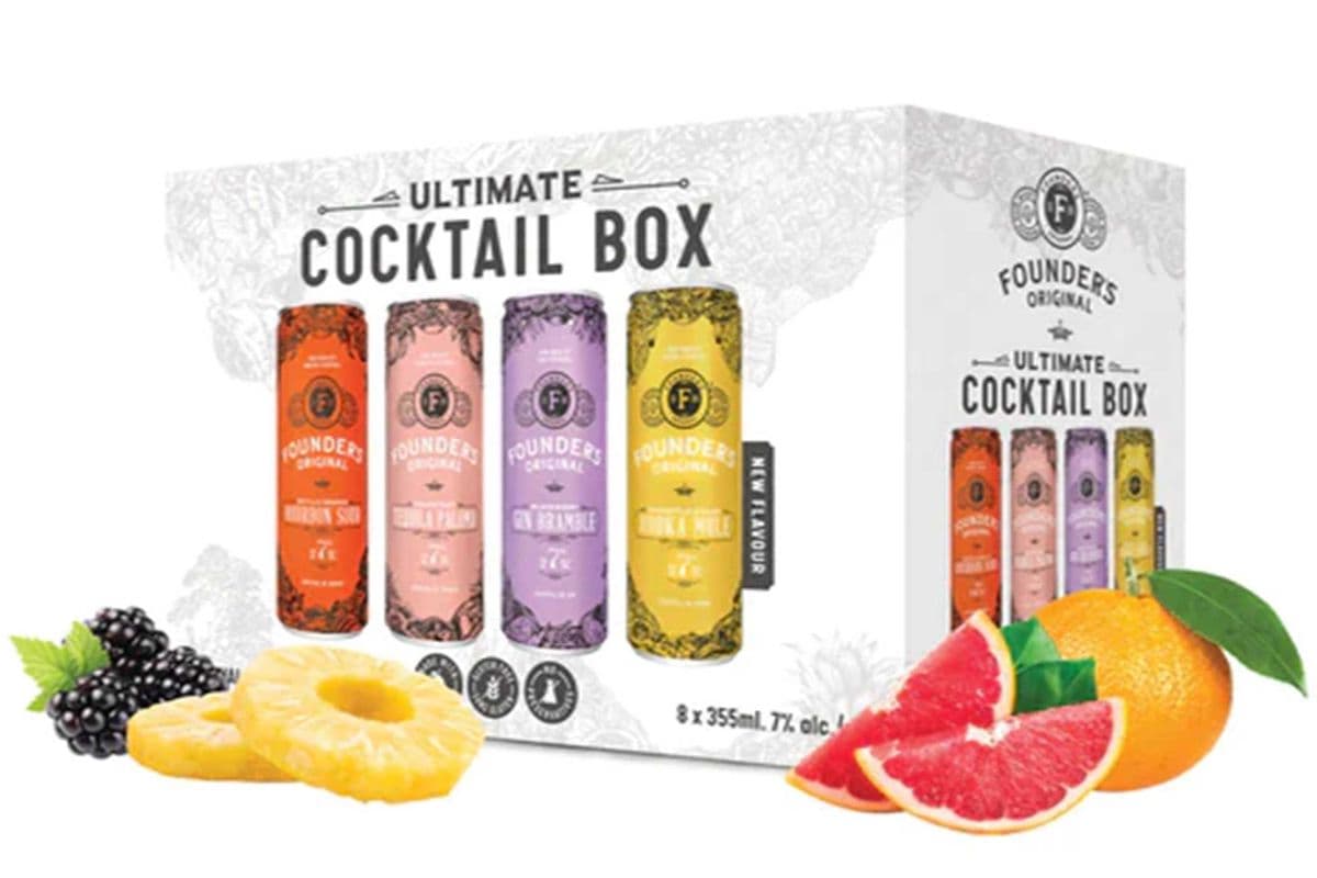 FOUNDERS ORIGINAL ULTIMATE COCKTAIL BOX 8 CANS (8 x 355ML)