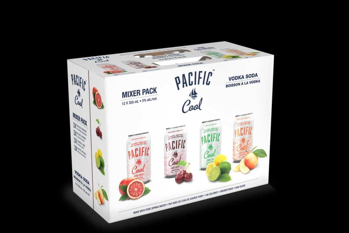 PACIFIC COOL MIXER VODKA SODA MIX (12 CANS) (12 x 12*355ML)