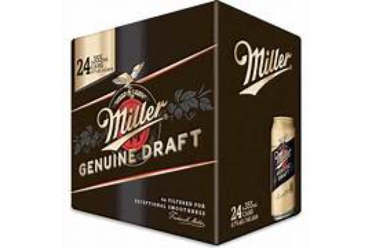 Miller Genuine Draft (24 x 355 ml Bottled)