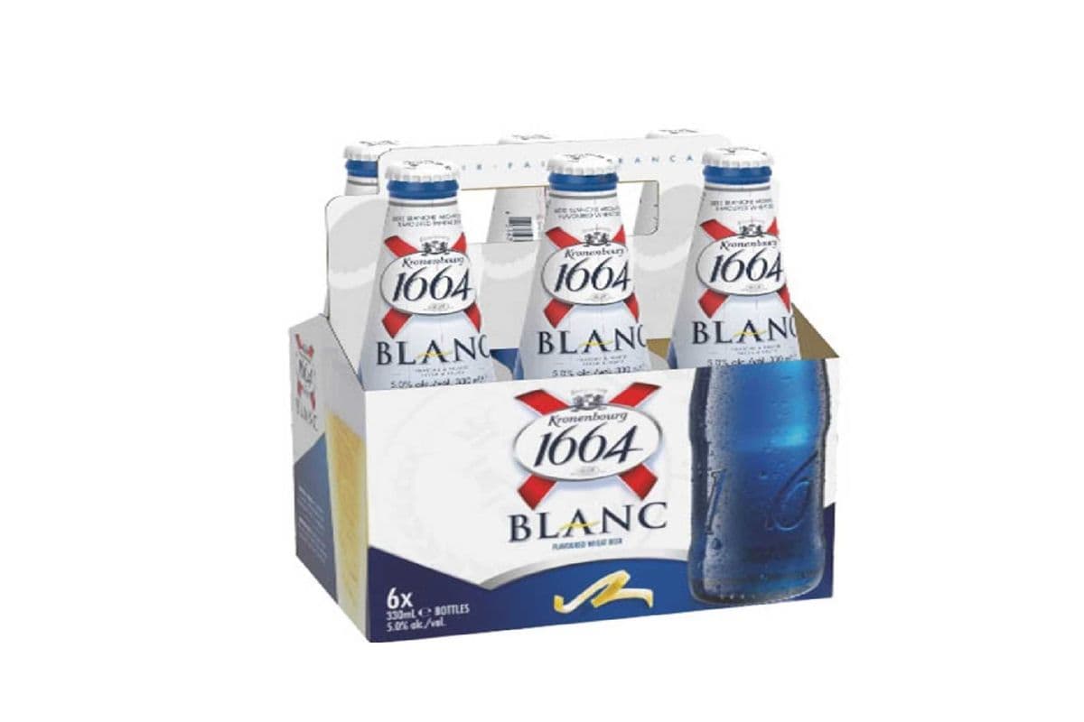 105664. KRONENBOURG 1664 BLANC (6 x 330ML (BOTTLES))