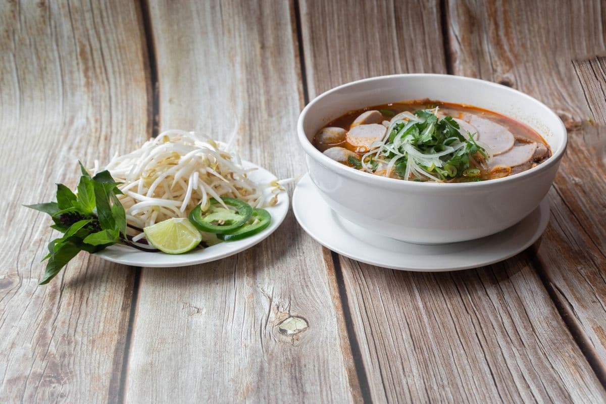 Small 32.Hue Style Noodle Soup (Bún Bò Huế)