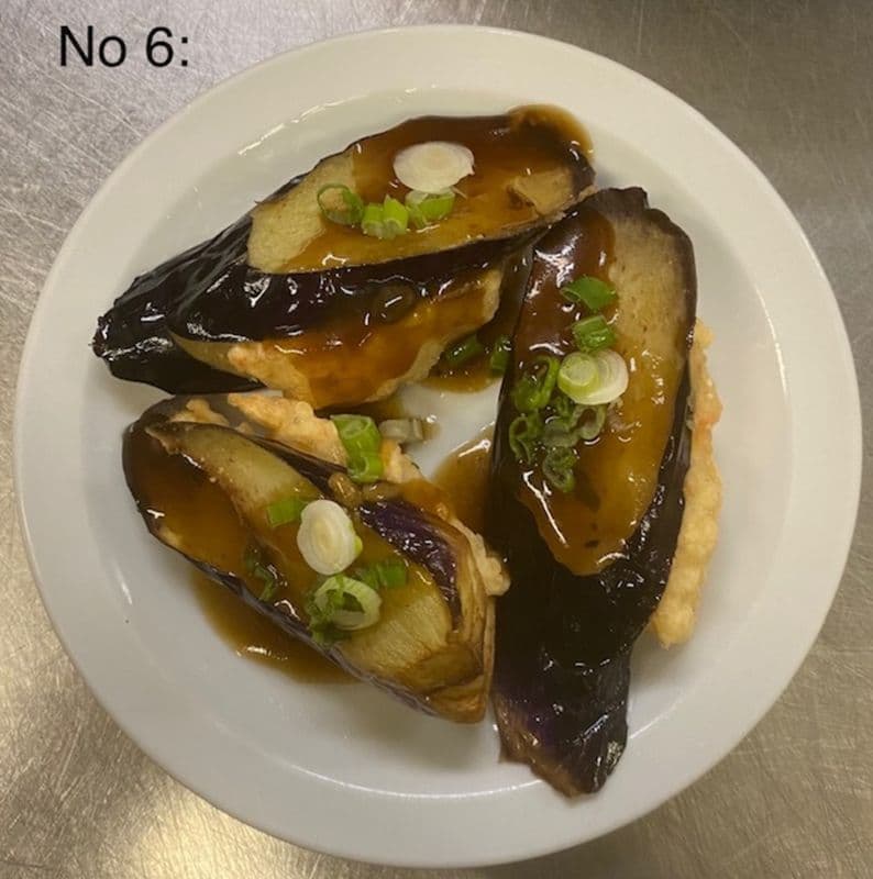 6. Deep Fried Eggplant with Shrimp