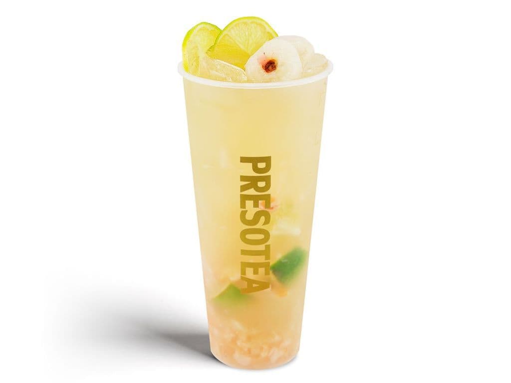 Limonade verte au litchi / Lychee Lime Crush Tea