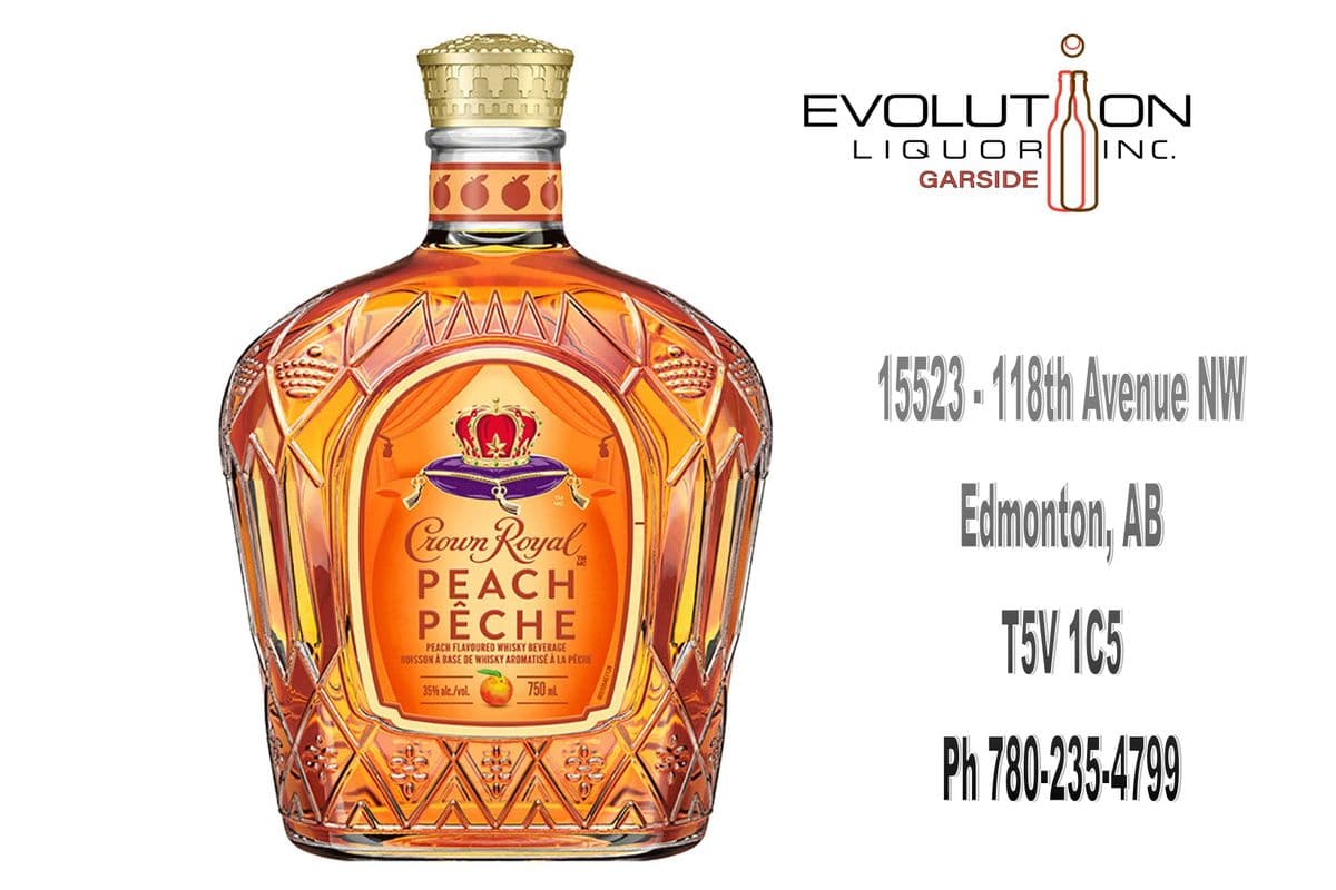 Crown Royal Canadian Whisky Peach 0750G (1 x 750ml Glass Bottle)