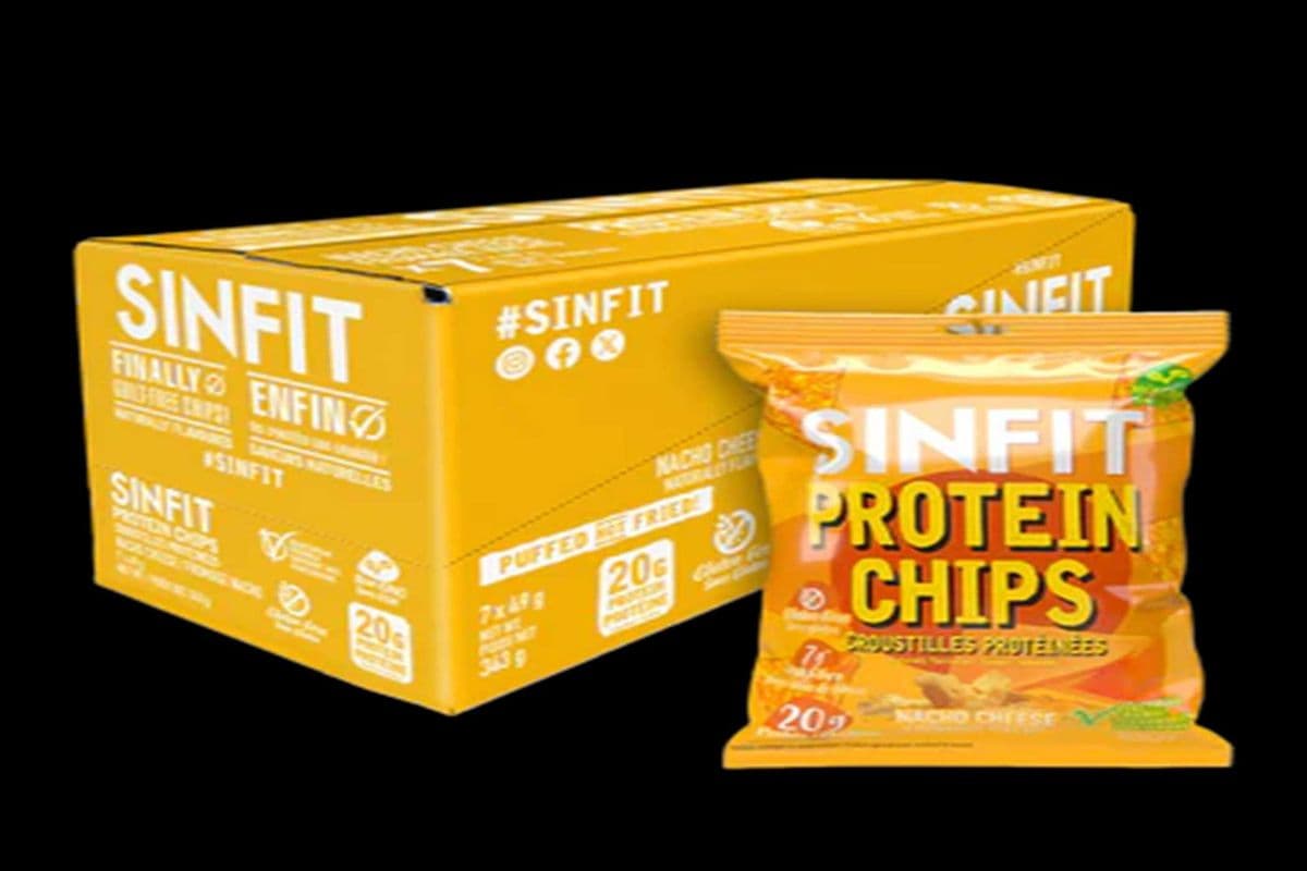 SIN FIT PROTEIN CHIPS NACHO CHEESE (49G) (190 Cal)