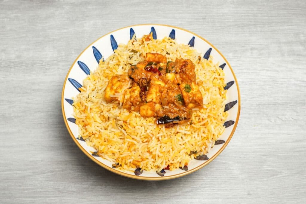 Cashew Paneer Biryani
