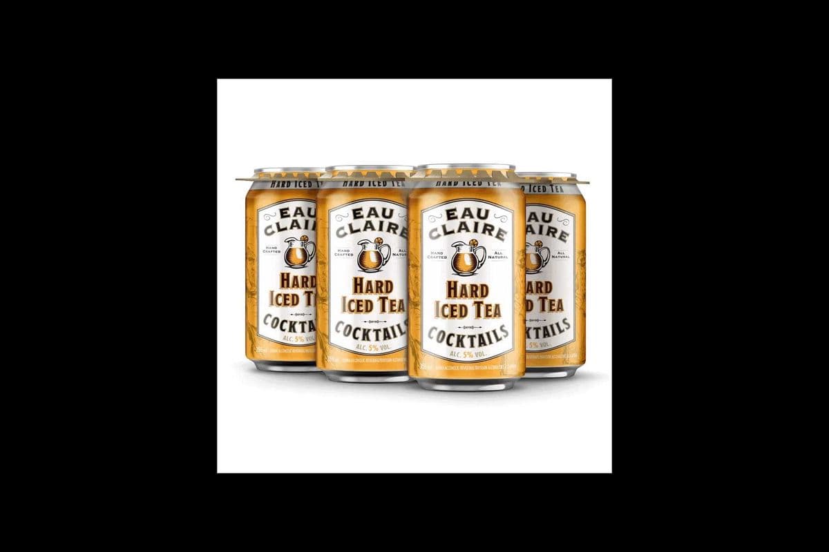 EAU CLAIRE HARD ICED TEA (4 x 355ML CANS) (4 x 4*355ml)