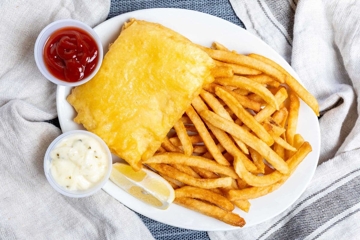 Halibut and Chips