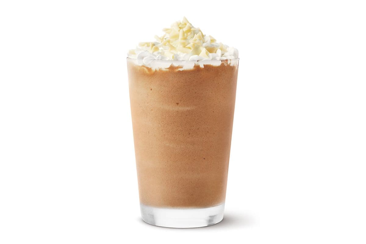 Cappuccino glacé chocolat blanc et pistache