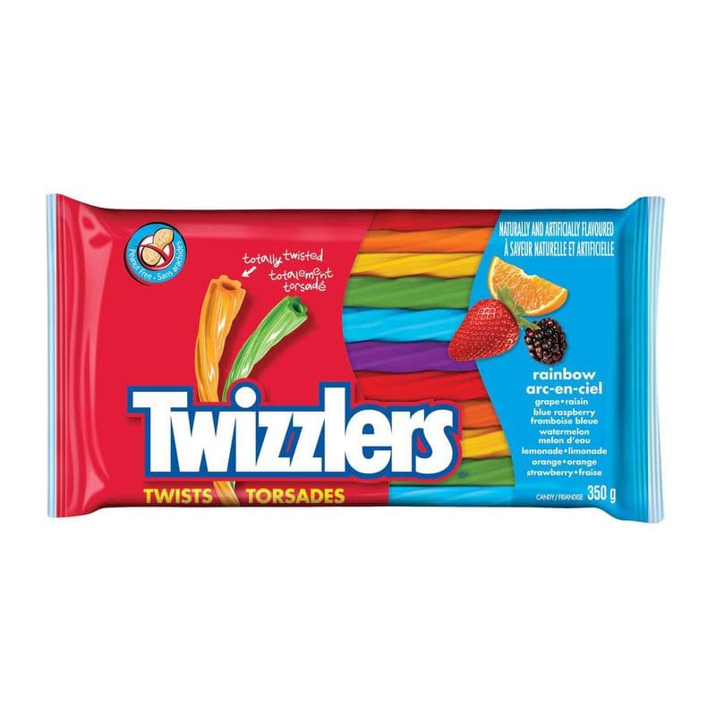 Twizzlers Twists Rainbow (350 gm)