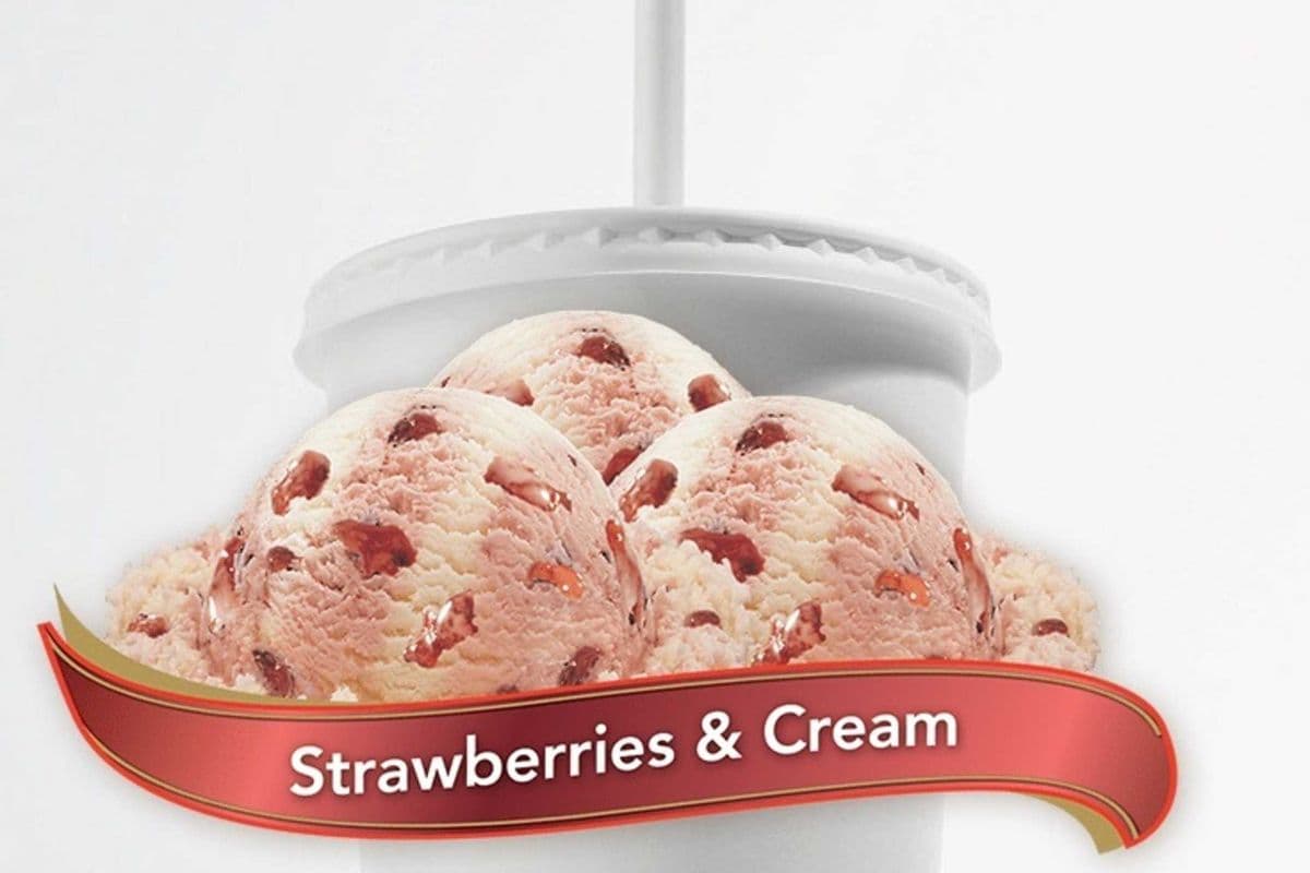 Strawberries & Cream Milkshake