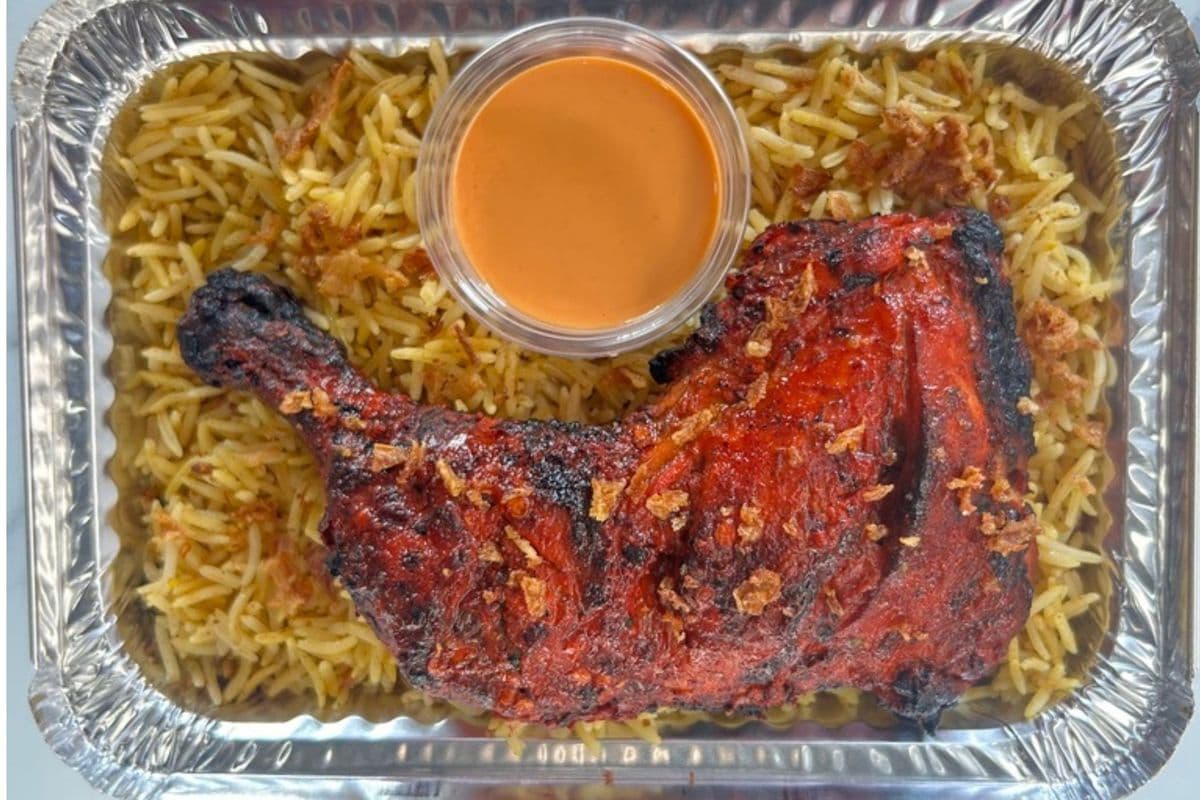Peri Peri Chicken Leg With Rice