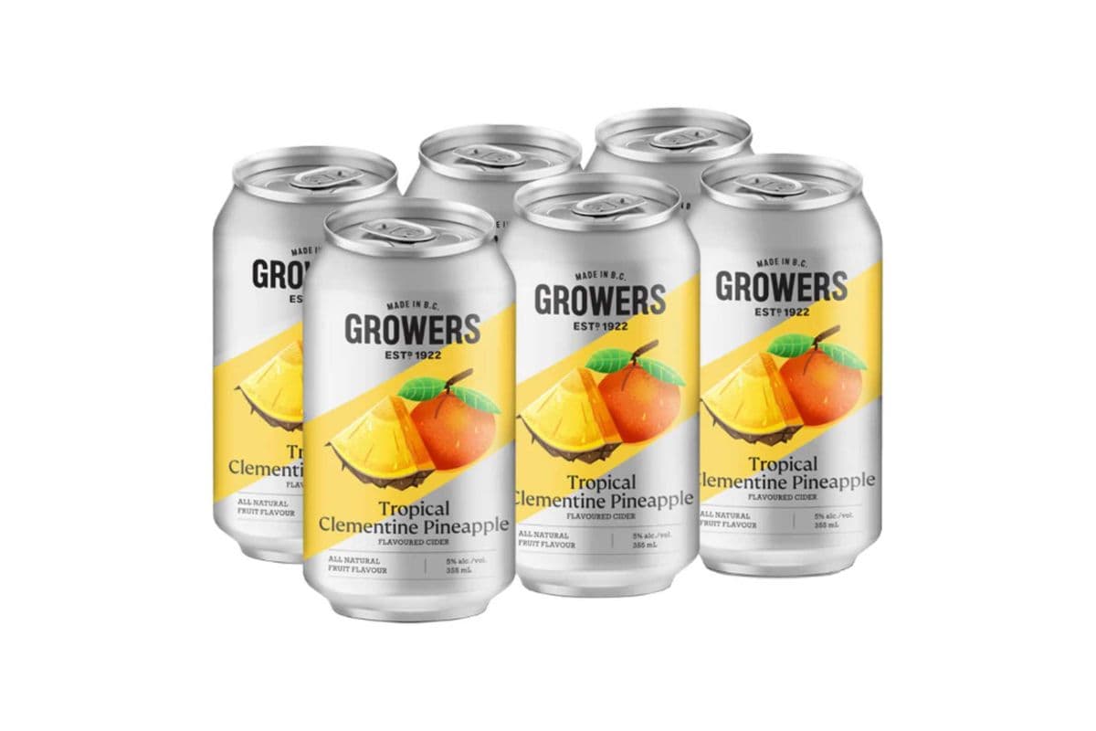 Growers Trop Pineapple (6 x 355 ml)
