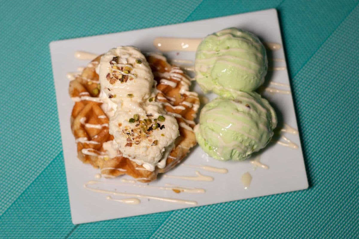 Raja Rasmalai Waffle