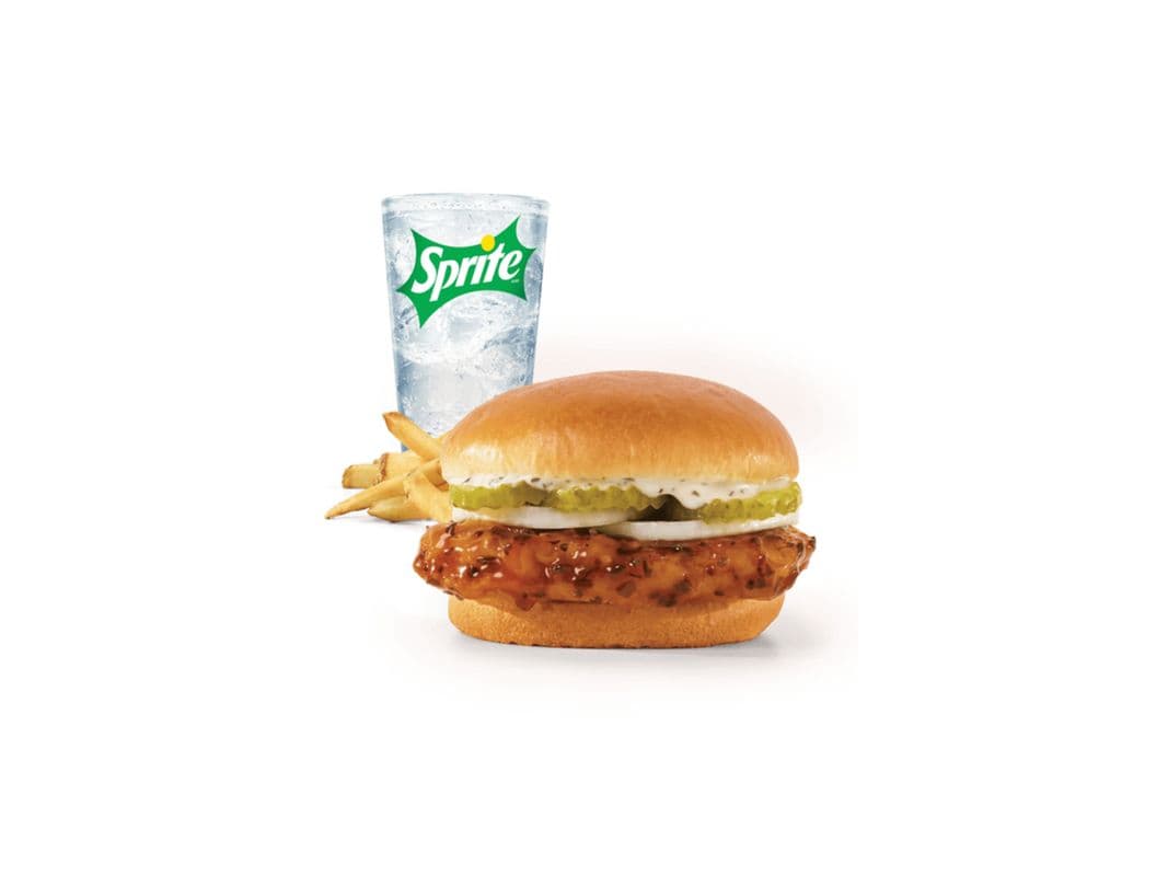 Spicy Korean BBQ Chicken Sandwich Combo - Small