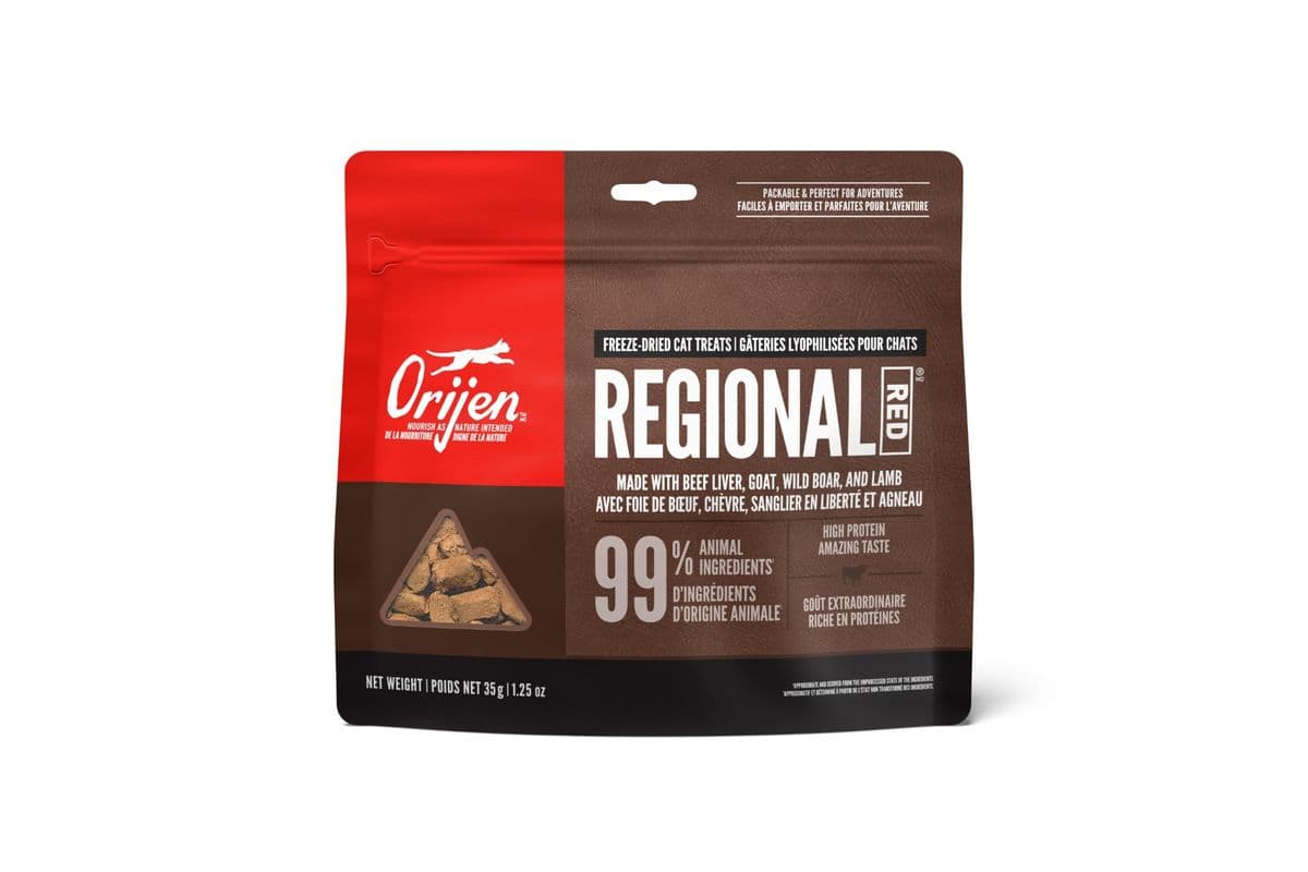 ORIJEN Regional Red Grain-Free Freeze-Dried Cat Treats (1.25 oz)