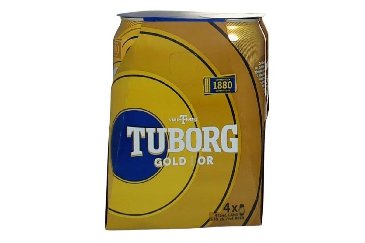 TUBORG GOLD 4PK CAN (1 x 473 ML)