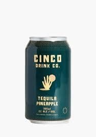 CINCO TEQUILA SODA PINEAPPLE 4 CAN (4 x 355mL)