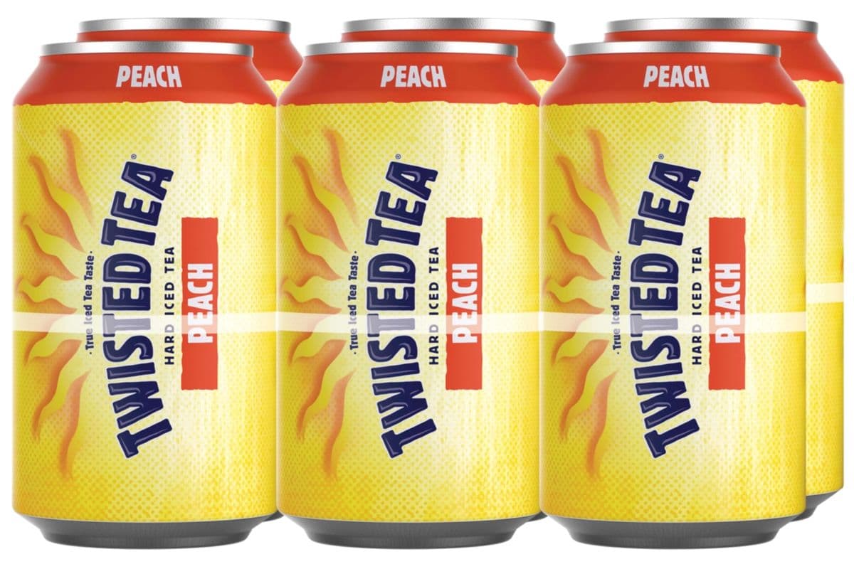 Twisted Tea peach (6 x 355ml)