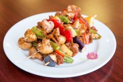 4. Vegetarian Mock Grilled Beef Sausage - Bo Lui Nuong Chay (2 pcs)
