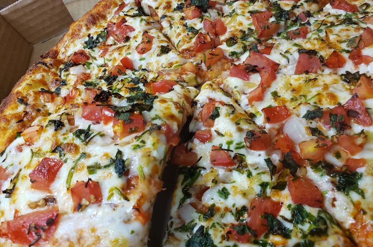 14" Large Punjabi-style Veggie Pizza