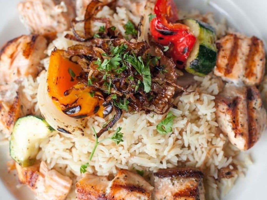 Grilled Salmon Dinner