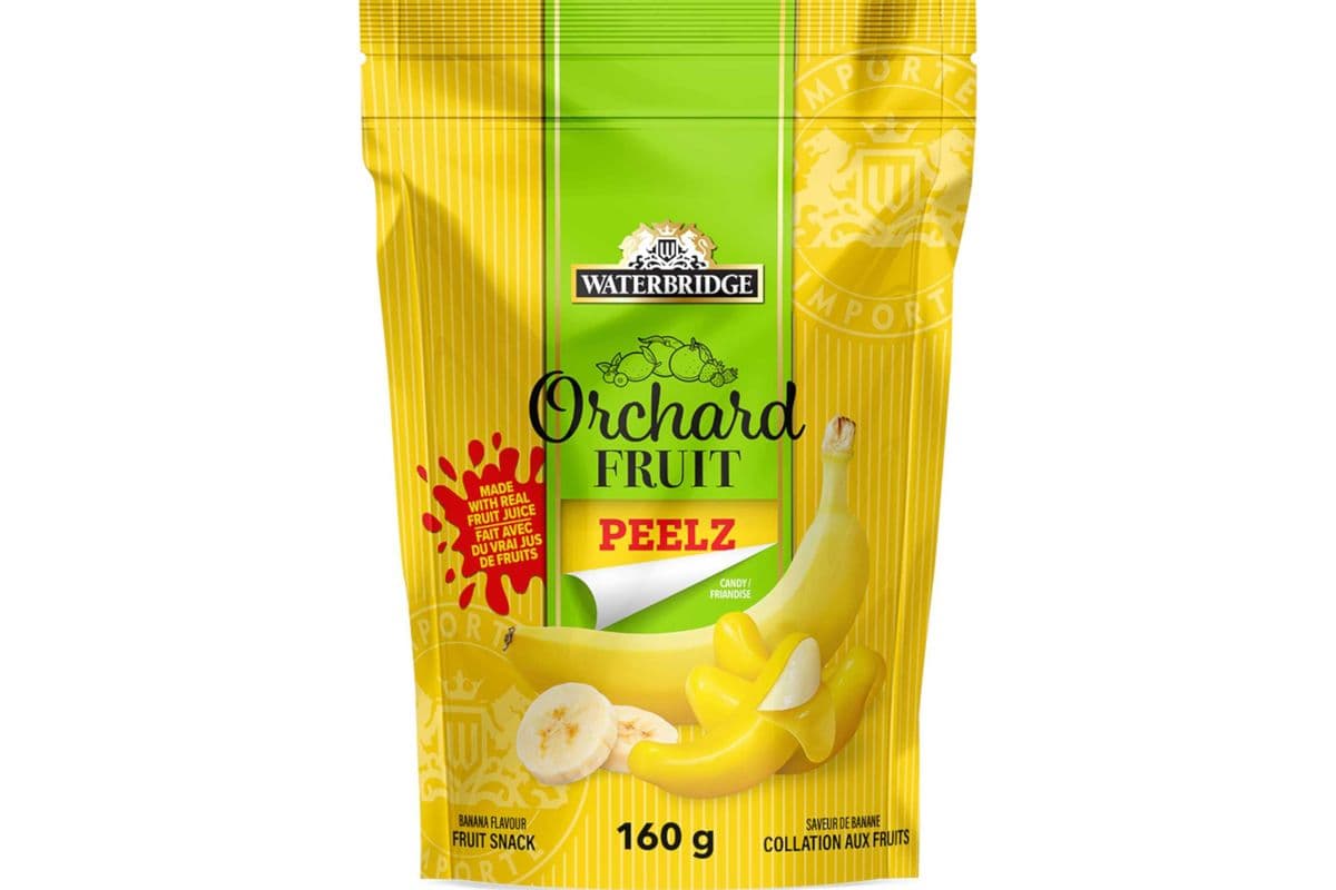 Waterbridge Orchard Fruit Peelz Banana (160g) (130 Cal)