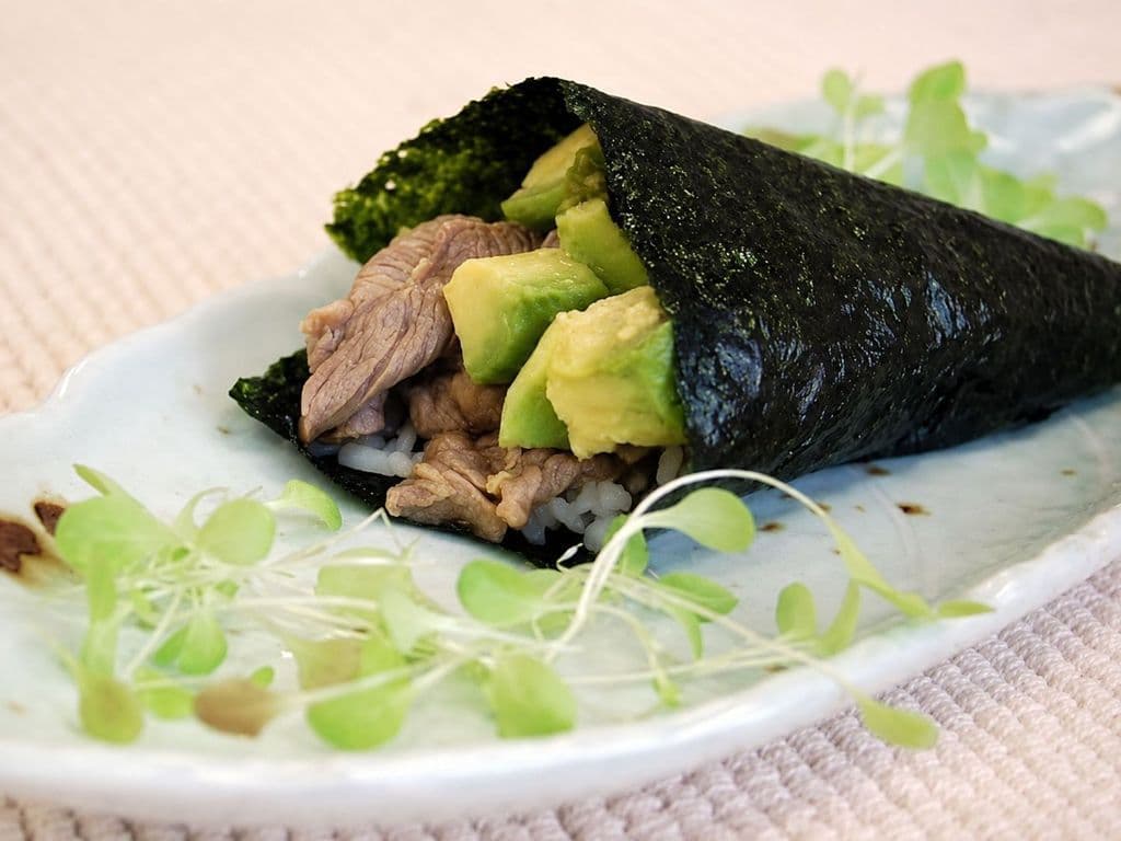 Beef Teriyaki Roll Hand Roll
