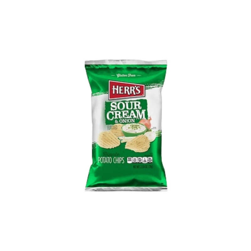 Sour Cream & Onion Herrs Chips - USA (2.5oz)