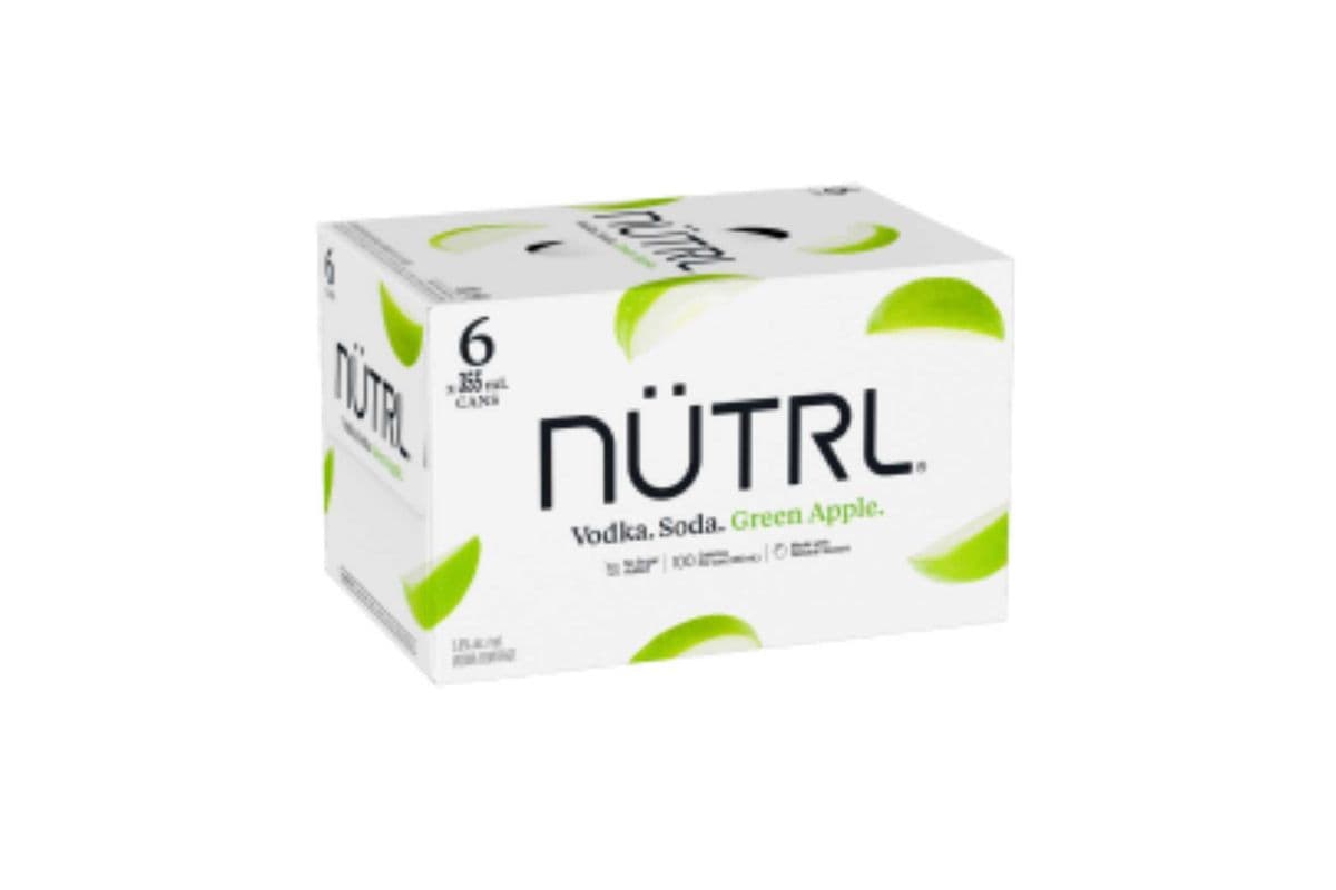 Nutrl Vodka Soda Green Apple (6 x 355ml)
