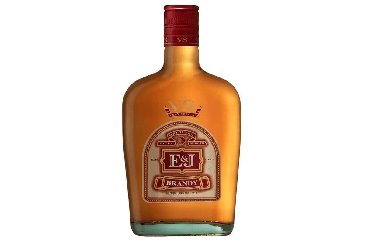 E & J VS Brandy (13 oz Mickey) (1 x 375 mL)