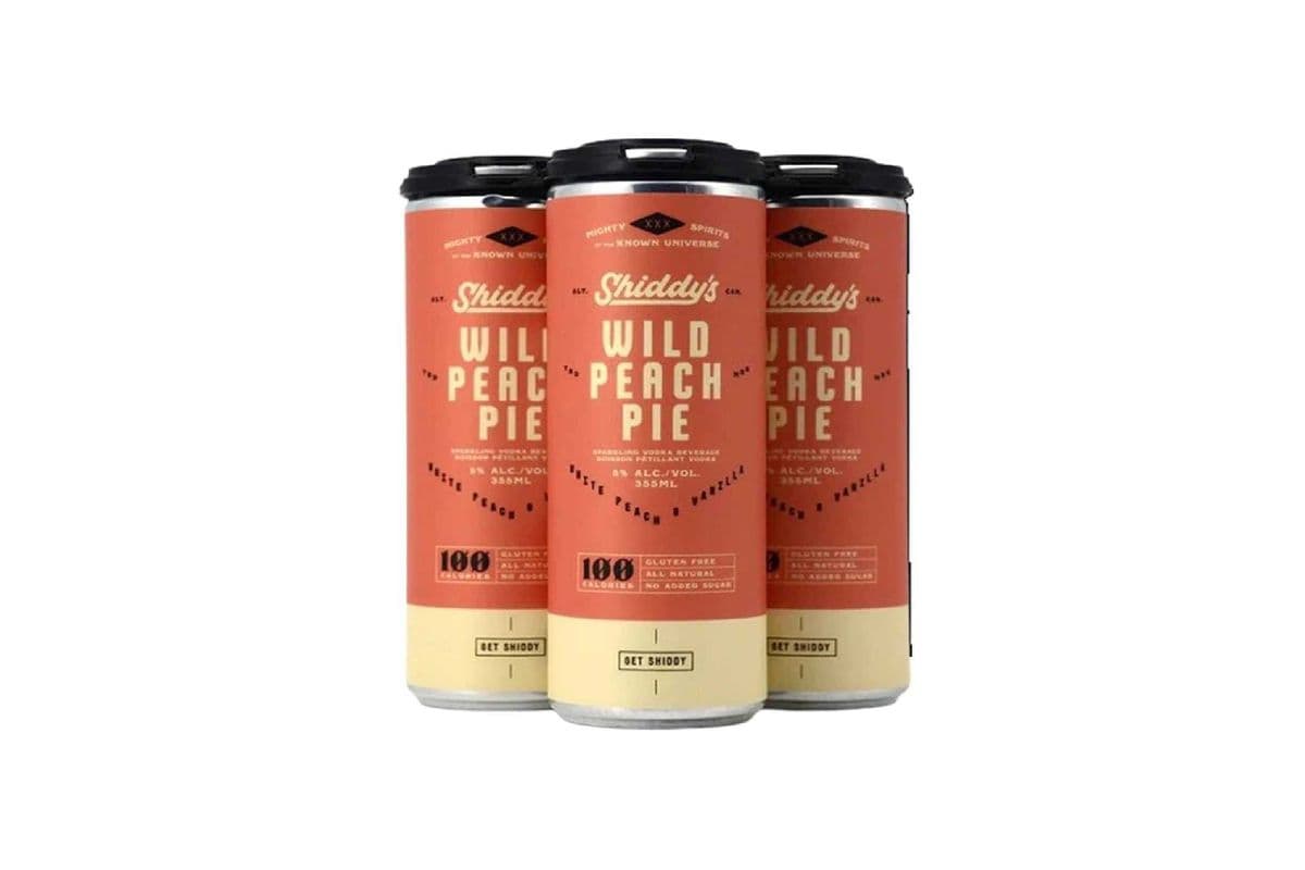 134748. SHIDDYS WILD PEACH PIE (4 x 473ML (CANS))