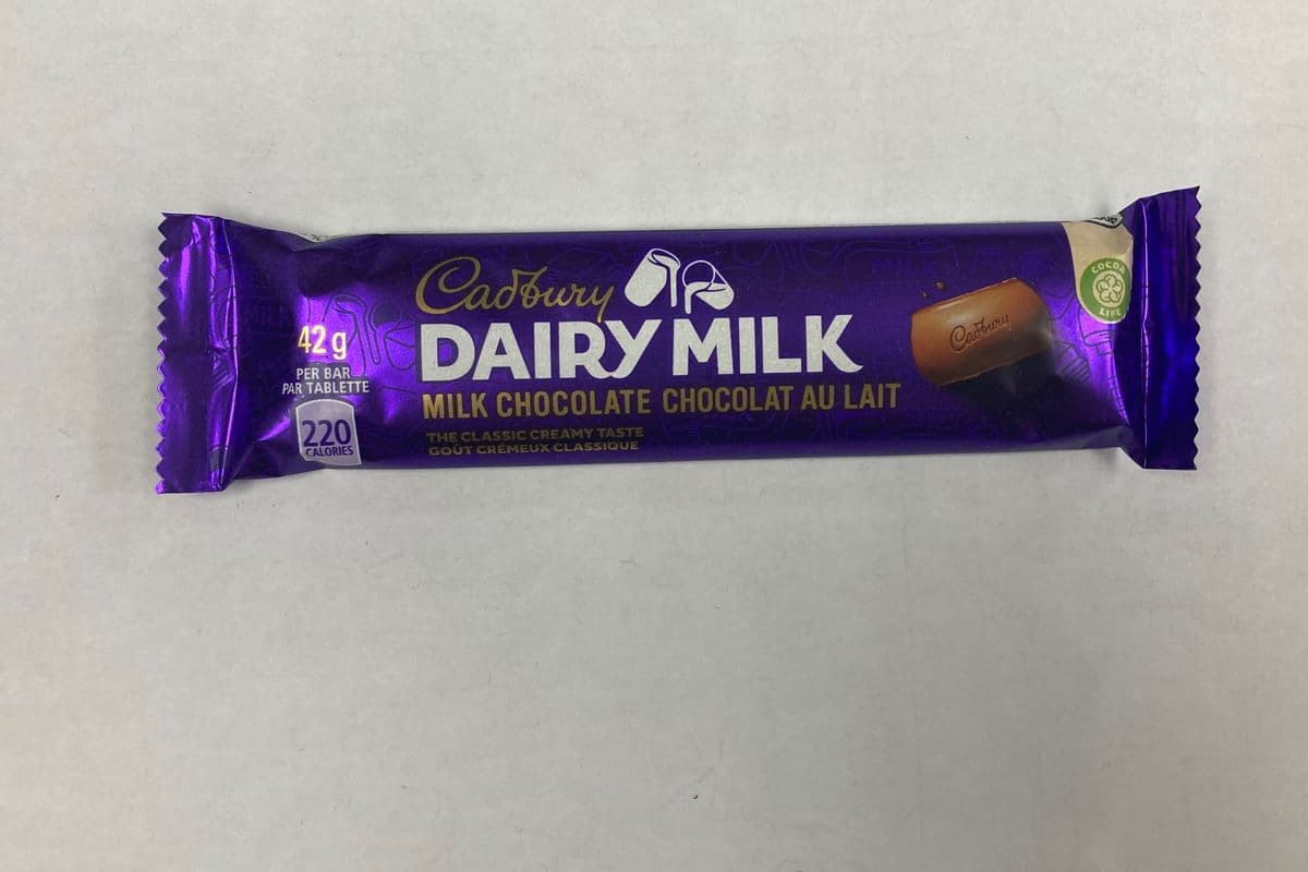 Cadbury Dairy Milk Chocolate - OUT OF STOCK (42g) (220 Cal)