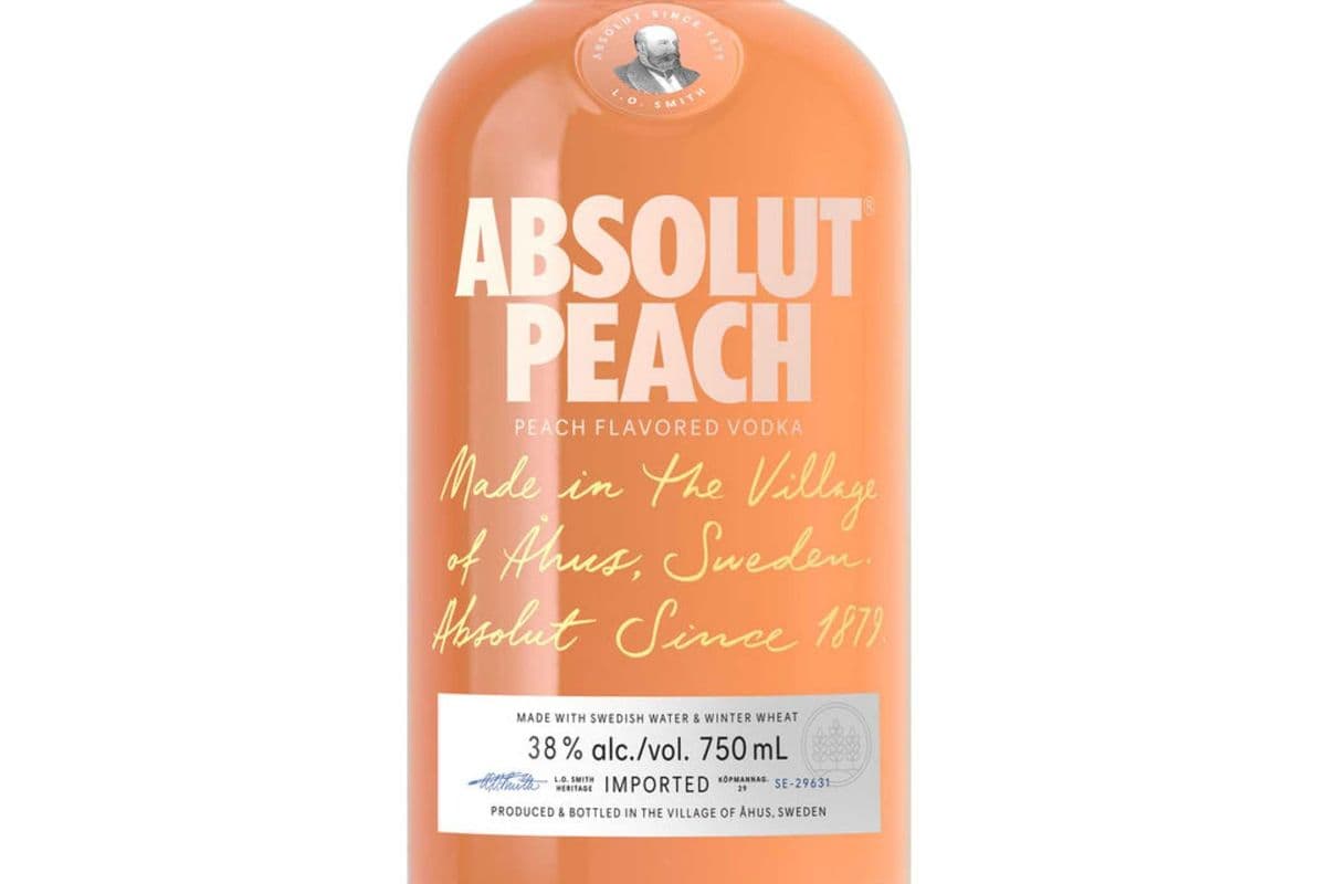 Absolut Peach Vodka (1 x 750ml)